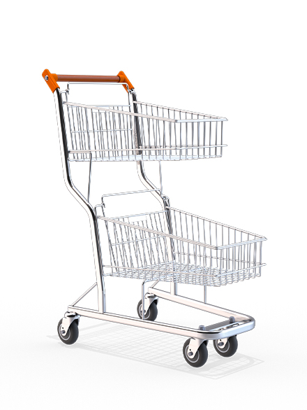 CARRINHO DE COMPRAS 50L DUPLO