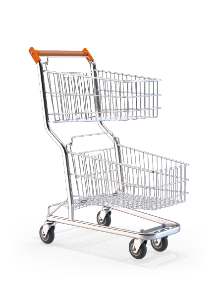 CARRINHO DE COMPRAS 90L DUPLO 