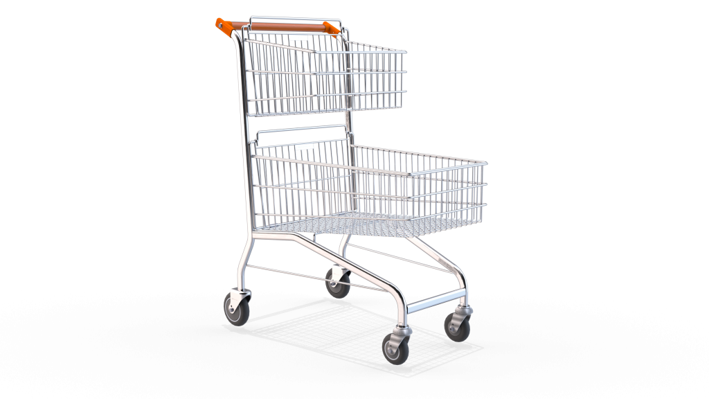 Carrinho de Compras 100L Duplo