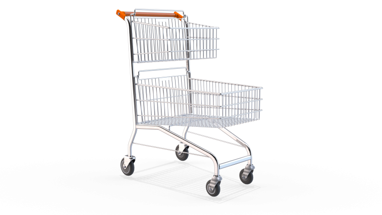 Carrinho de Compras 100L Duplo