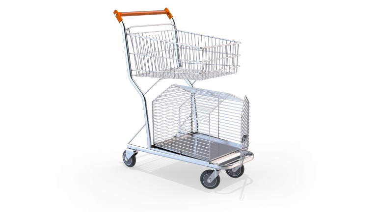 Carrinho de Compras Pet 65L