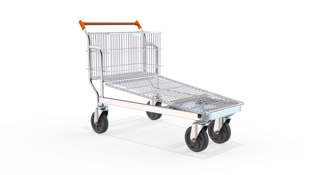 Carrinho de Compras Atacadista Prancha 300KG