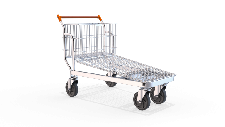 Carrinho de Compras Atacadista Prancha 300KG