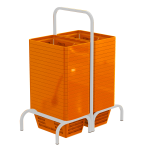 Suporte Duplo para Cesta de Compra