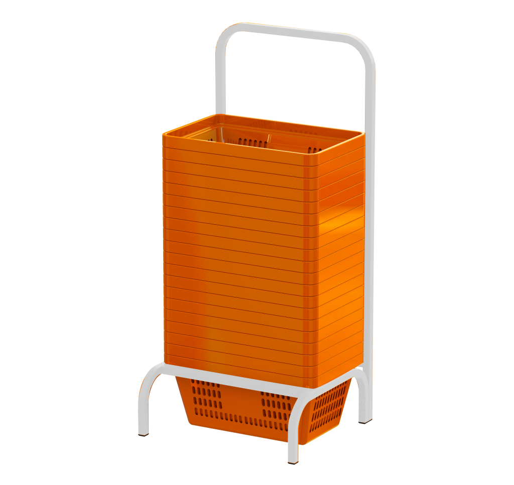 Suporte Simples para Cesta de Compras