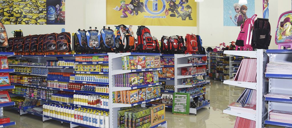 Gôndolas para Papelaria e Livraria