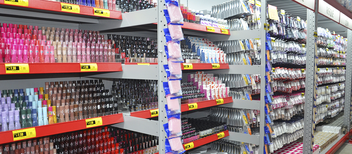 Prateleiras para Lojas de Cosméticos