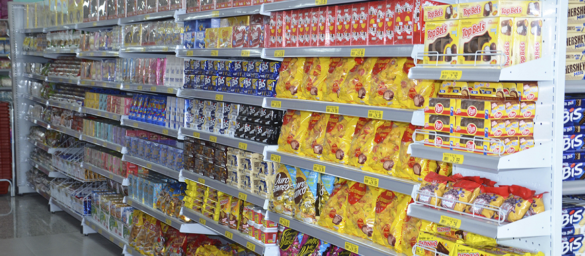 Prateleiras para Lojas de Doce
