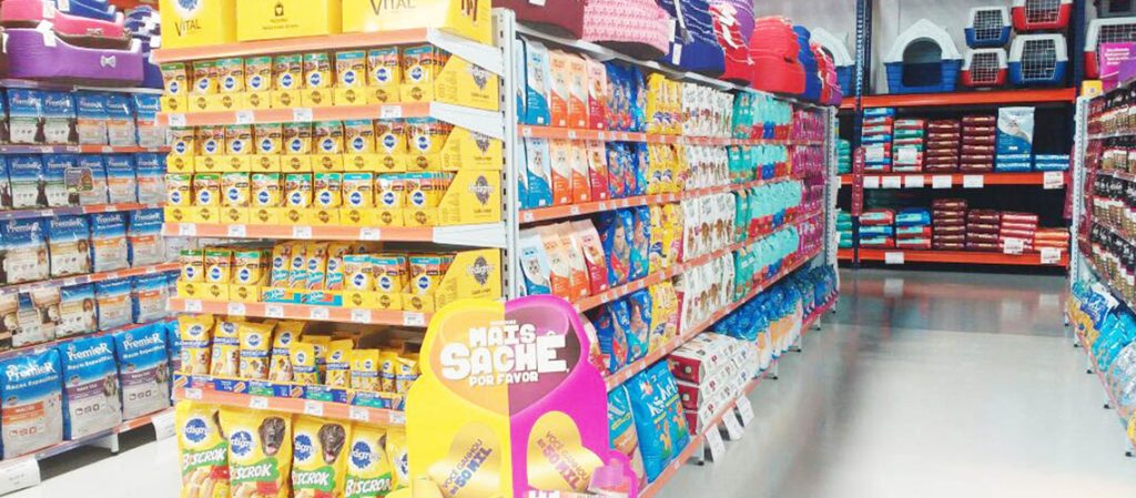 Prateleiras para Pet Shop